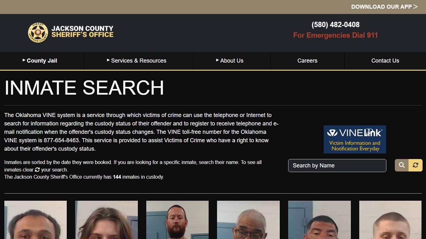 Inmate Search - Jackson County Sheriff's Office